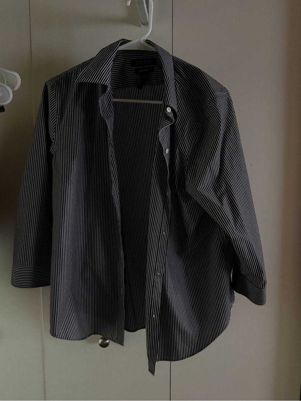 Ralph Lauren Black and White Striped button down